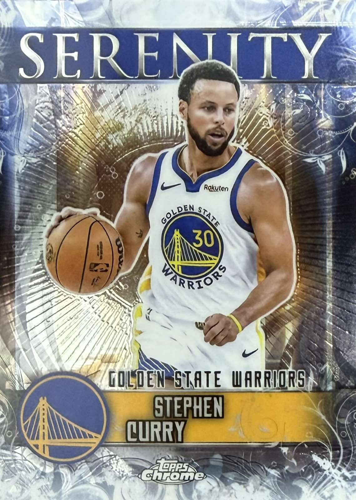 Stephen Curry Serenity Topps Chrome