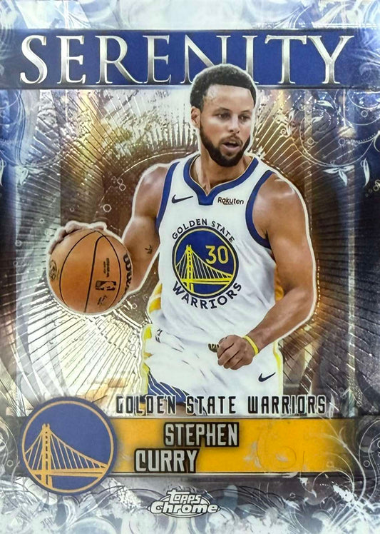 Stephen Curry Serenity Topps Chrome
