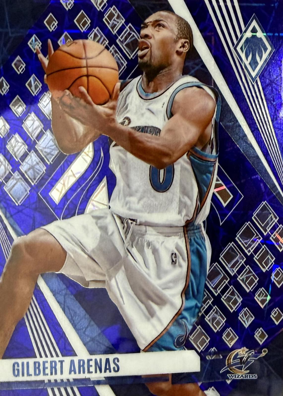 Gilbert Arenas Numbered /275 Blue Laser Panini Phoenix