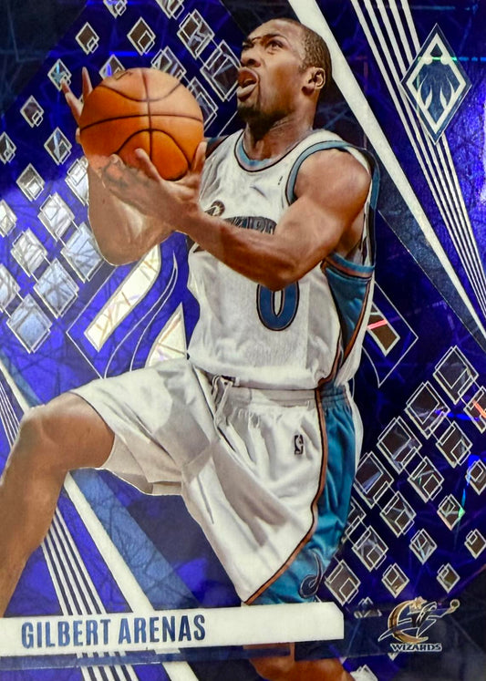 Gilbert Arenas Numbered /275 Blue Laser Panini Phoenix