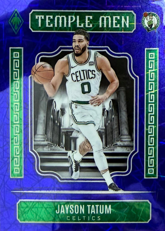 Jayson Tatum Temple Man Numbered /275 Panini Phoenix