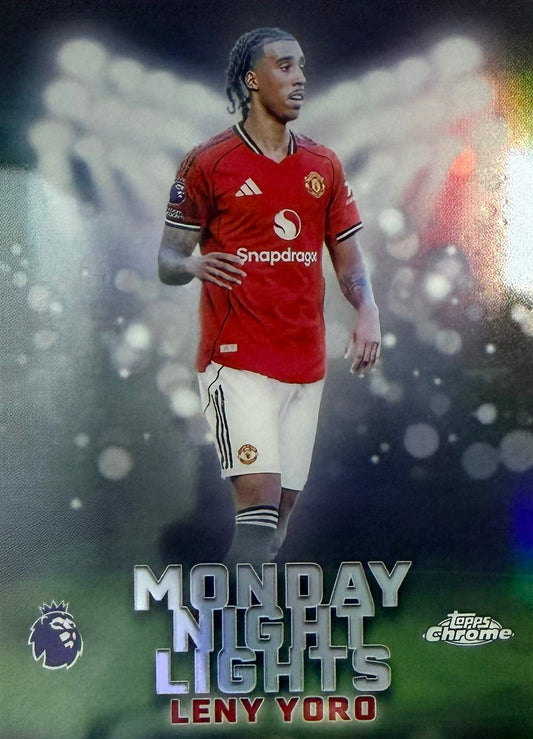 Leny Yoro Monday Night Lights Topps Chrome EPL