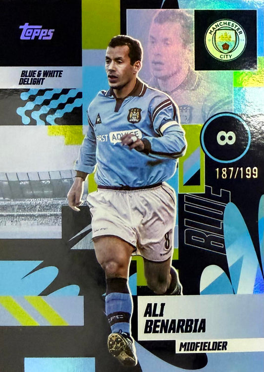 Ali Benarbia Numbered /199 Topps Manchester City Team Set