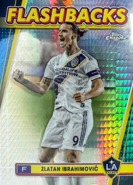 Zlatan Ibrahimovic Prizm Flashbacks Topps Chrome MLS