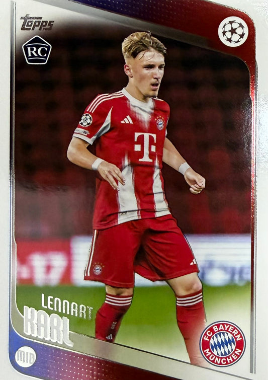 Lennart Karl Rookie Base Topps Flagship