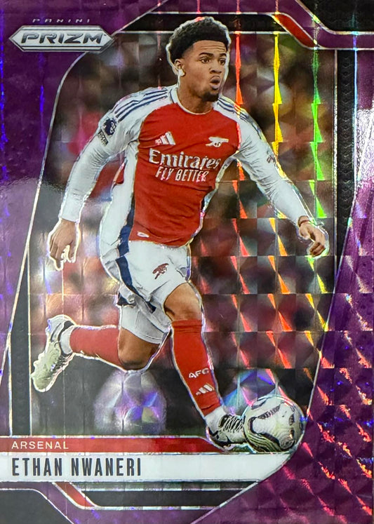 Ethan Nwaneri Numbered /249 Panini Prizm