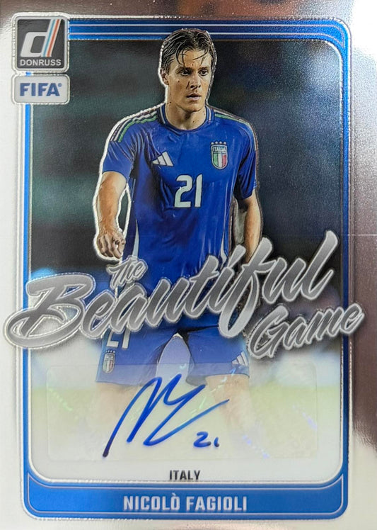 Nicolo Fagioli Autograph Panini Donruss