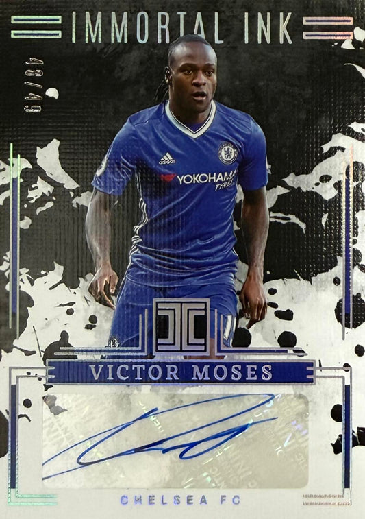 Victor Moses Autograph Numbered /49 Panini Impeccable