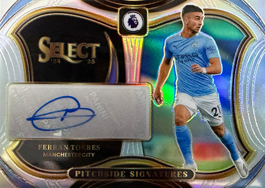 Ferran Torres Autograph Panini Select EPL
