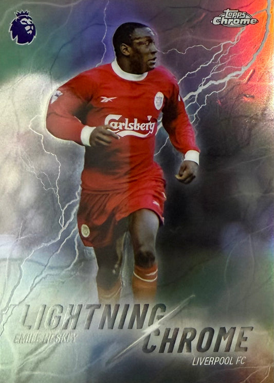 Emile Heskey Lightning Chrome Topps Chrome EPL