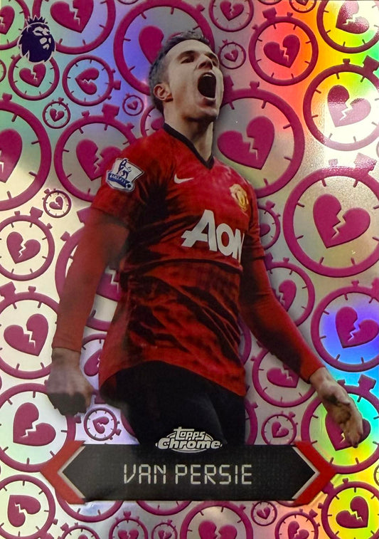 Robin Van Persie Time Heartbreaker Topps Chrome EPL