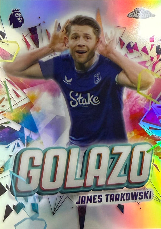 James Tarkowski Golazo Topps Chrome EPL