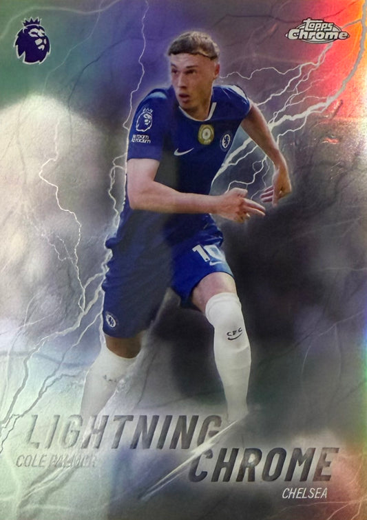 Cole Palmer Lightning Chrome Topps Chrome EPL