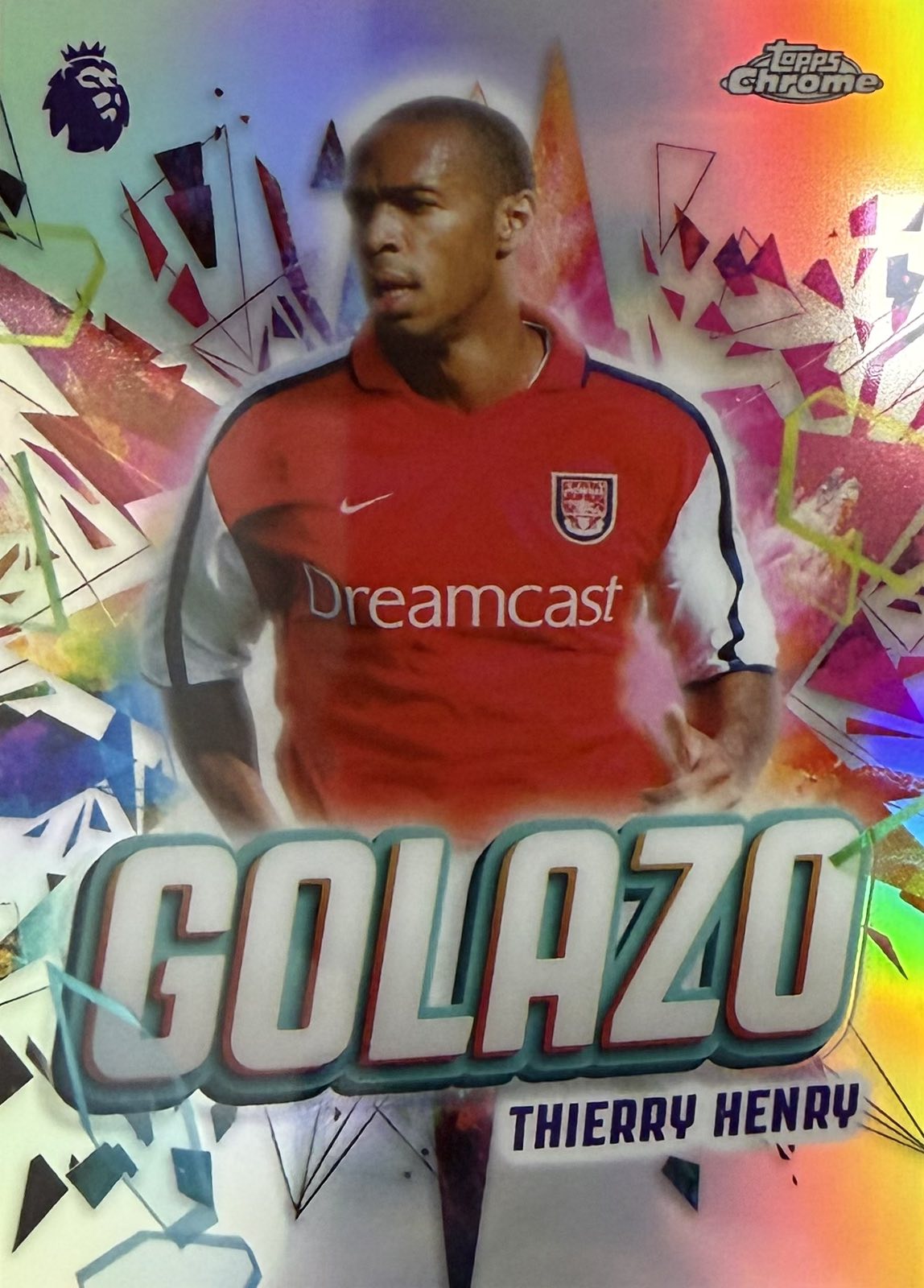 Thierry Henry Golazo Topps Chrome EPL