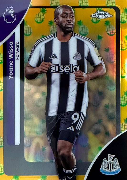 Yoane Wissa Pineapple Parallel Topps Chrome EPL
