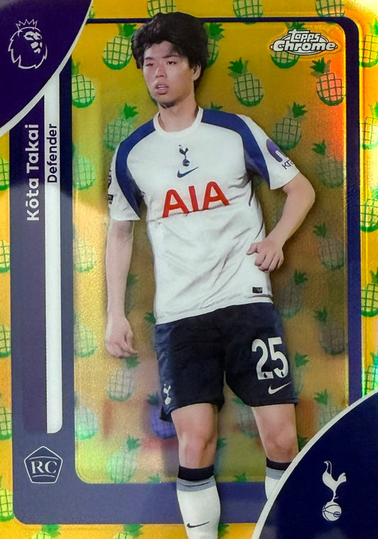 Kota Takai Rookie Pineapple Parallel Topps Chrome EPL