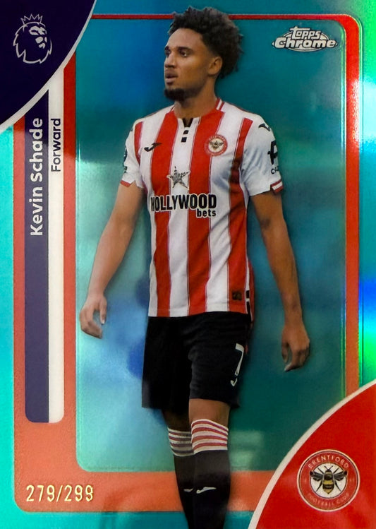 Kevin Schade Numbered /299 Topps Chrome EPL