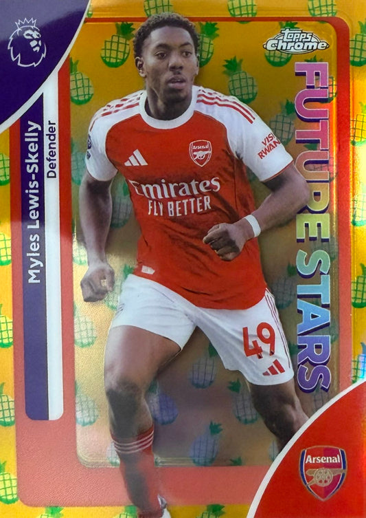 Myles Lewis-Skelly Pineapple Parallel Topps Chrome EPL