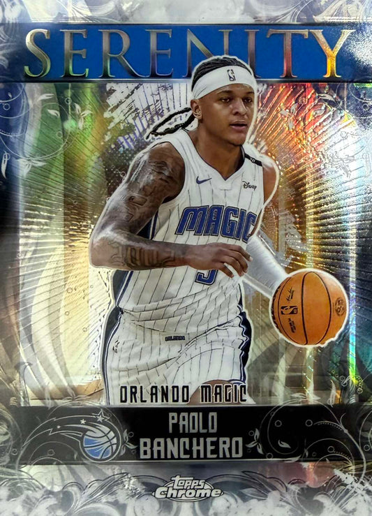 Paolo Banchero Serenity Silver Topps Chrome