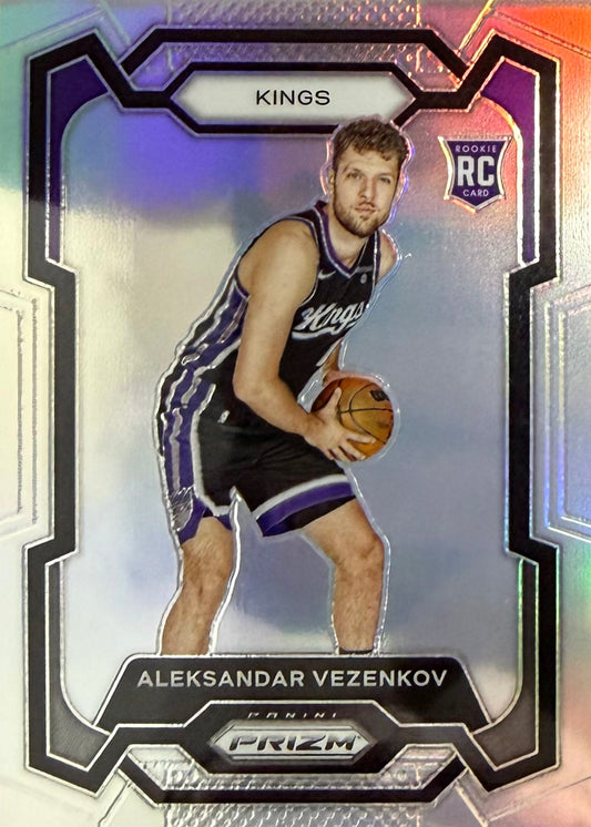 Aleksandar Vezenkov Silver Rookie Panini Prizm