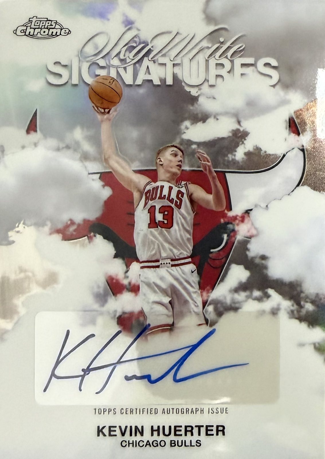 Kevin Huerter Autograph NBA Topps Chrome
