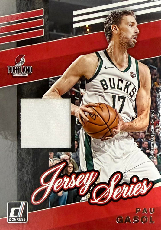 Pau Gasol Game-Worn Patch Panini Donruss