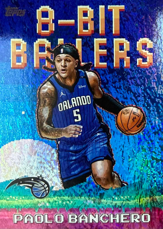 Paolo Banchero 8-Bit Ballers Glitter Topps Flagship