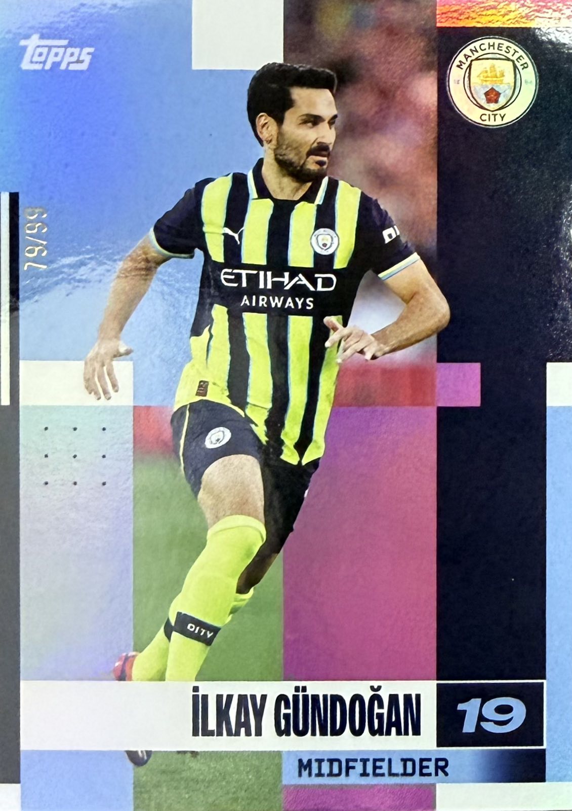 Ilkay Gundogan Numbered /99 Team Set