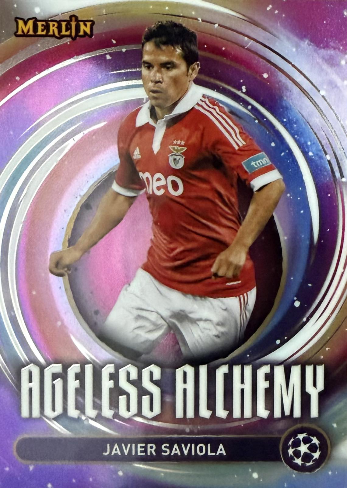 Javier Saviola Ageless Alchemy Topps Merlin