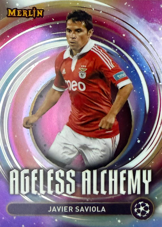 Javier Saviola Ageless Alchemy Topps Merlin