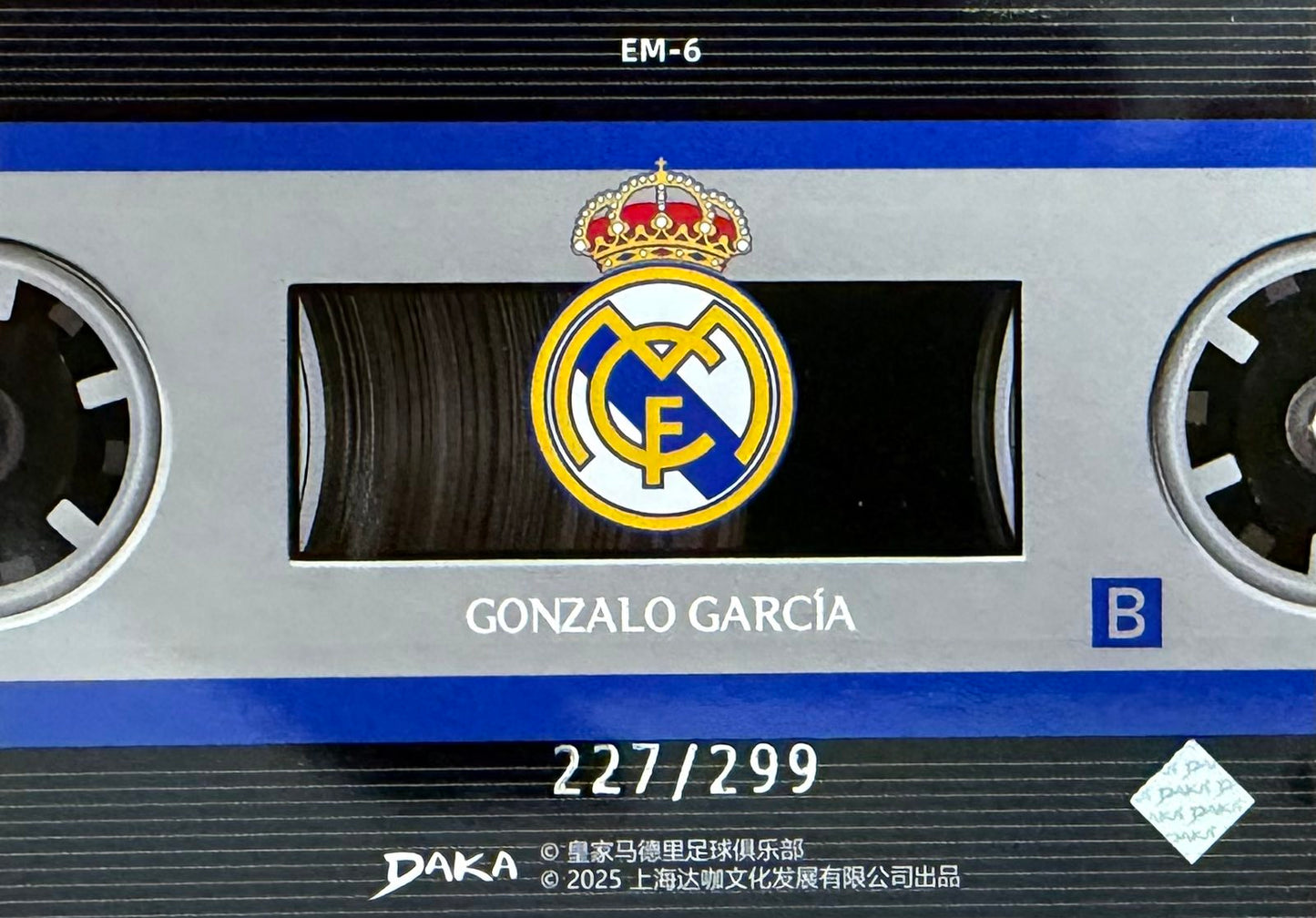 Goncalo Garcia Numbered /299 Daka Real Madrid