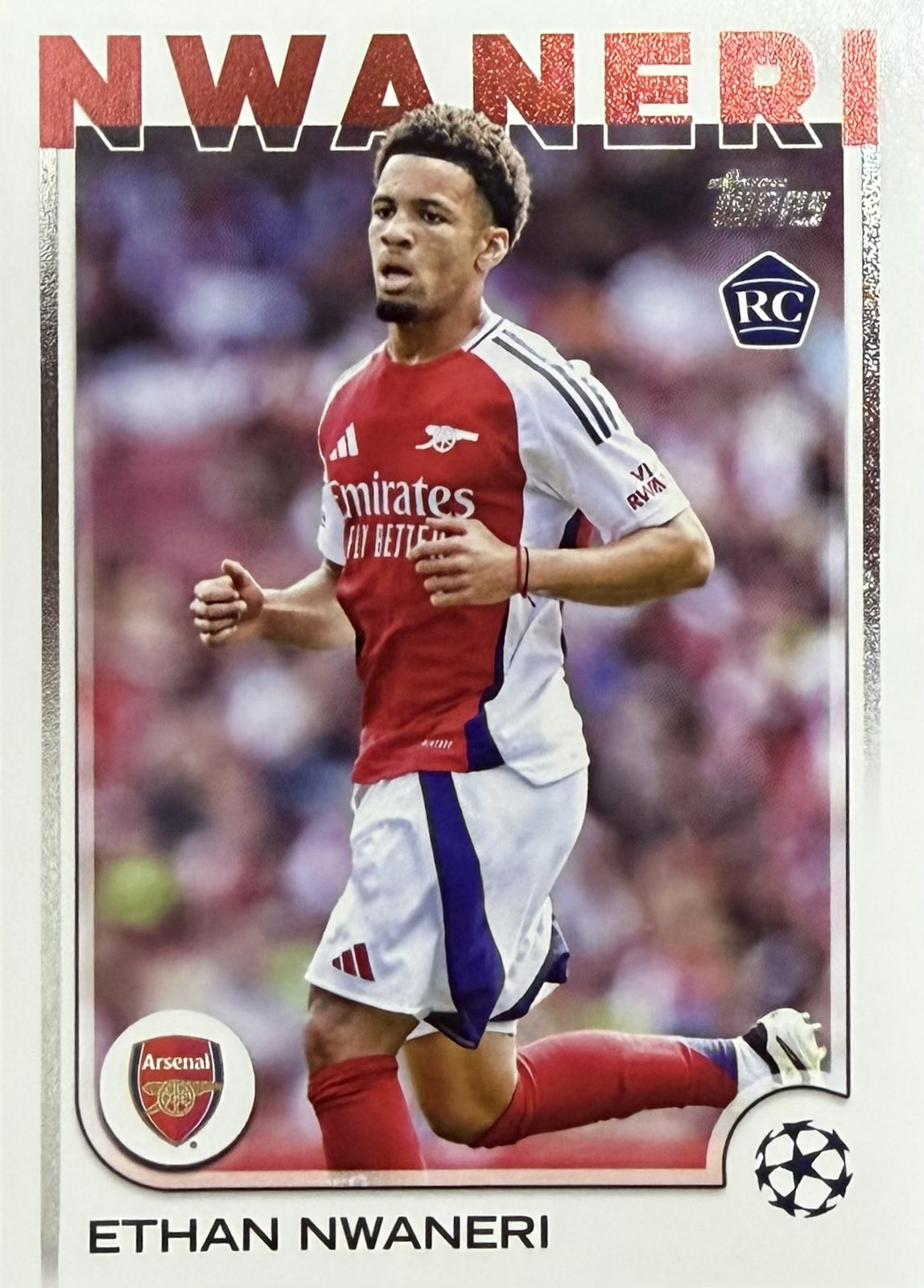 Ethan Nwaneri Rookie Topps Flagship