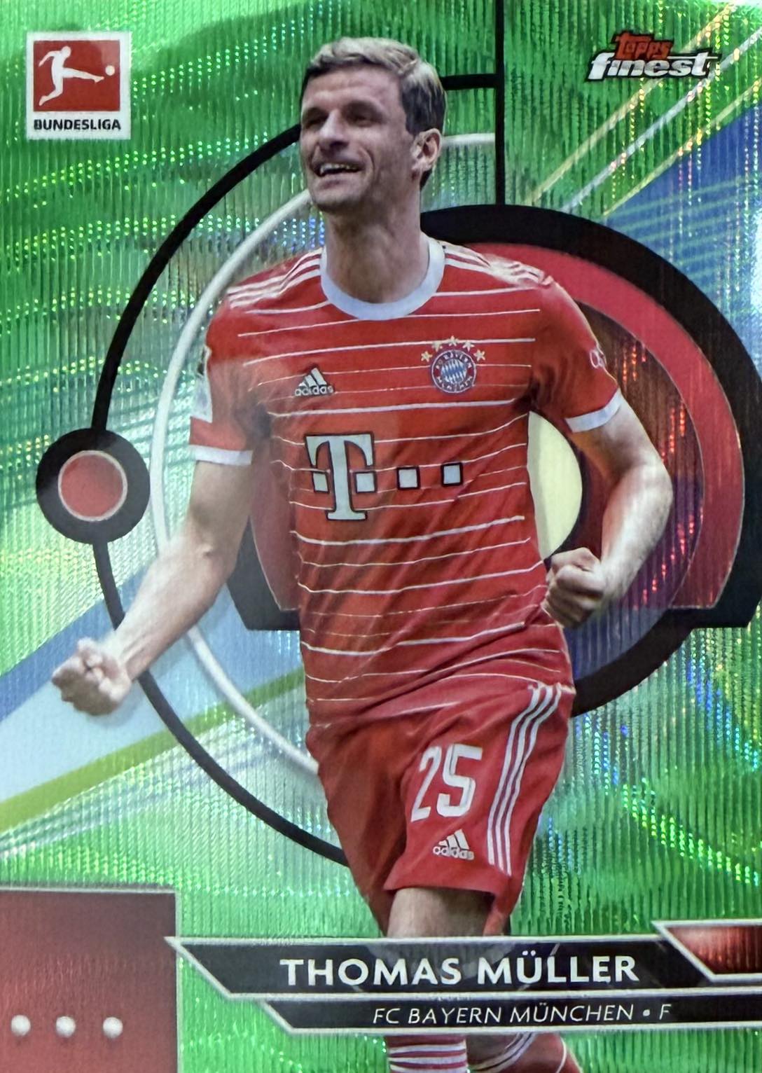 Tomas Muller Numbered /99 Topps Finest Bundesliga