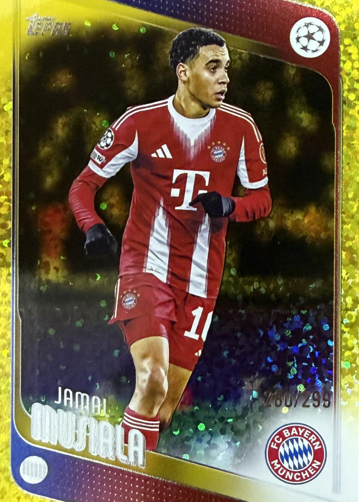 Jamal Musiala Numbered /299 Topps Flagship