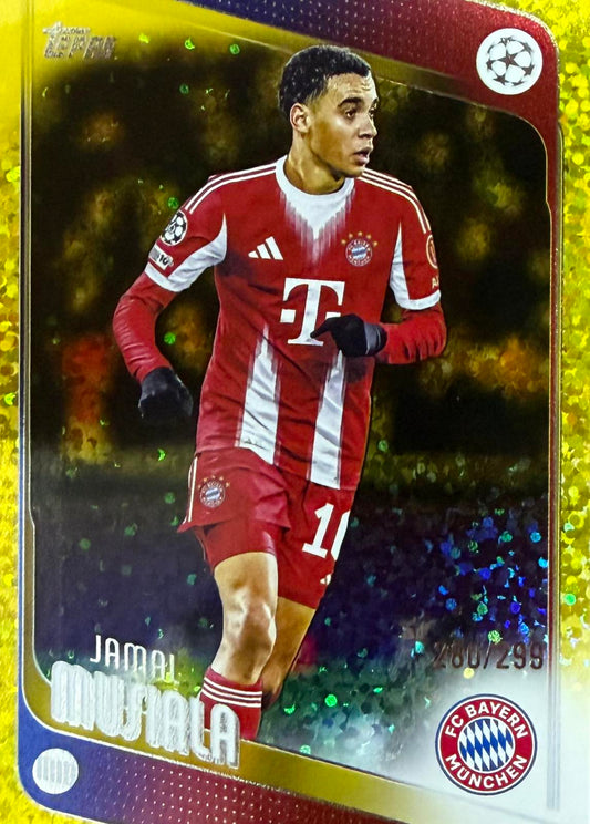 Jamal Musiala Numbered /299 Topps Flagship