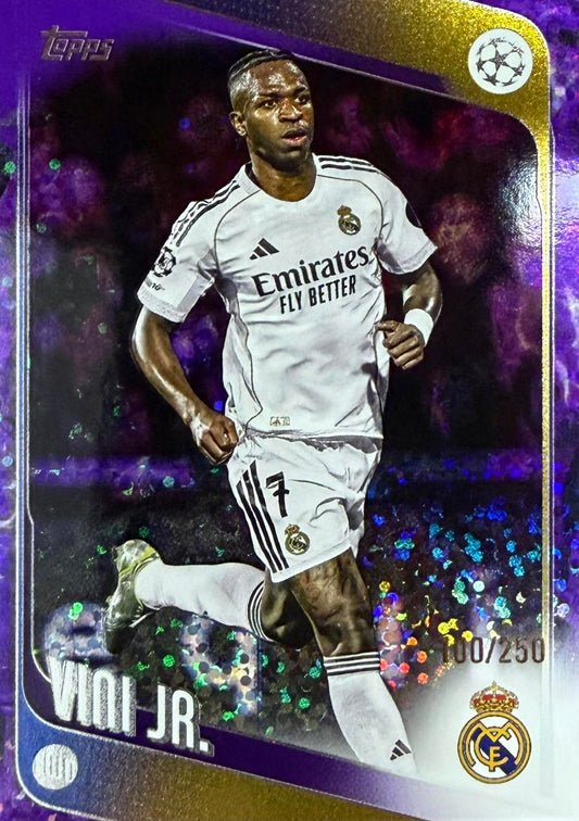 Vini Jr. Numbered /250 Topps Flagship