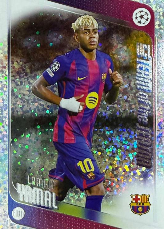 Lamine Yamal Glitter Parallel Topps Flagship