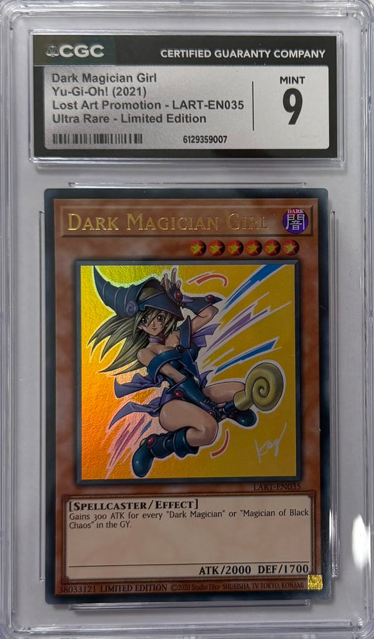 Dark Magician Girl (V.2 - Ultra Rare)(GRADED)(CGC)