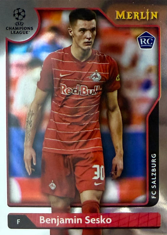 Benjamin Sesko Rookie Topps Merlin