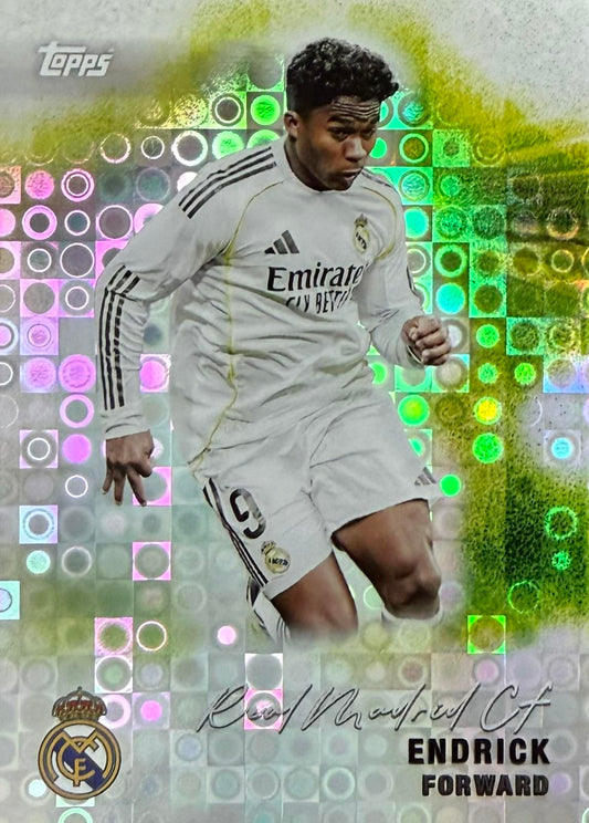 Endrick Halo Parallel Topps Real Madrid Team Set