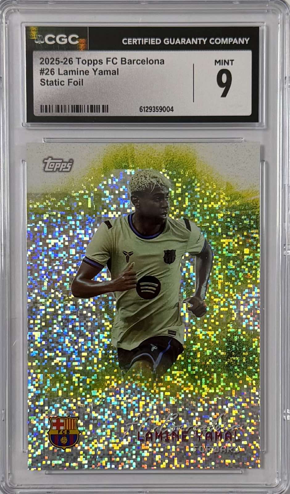 Lamine Yamal Static Parallel Barcelona Team Set (GRADED)(CGC)