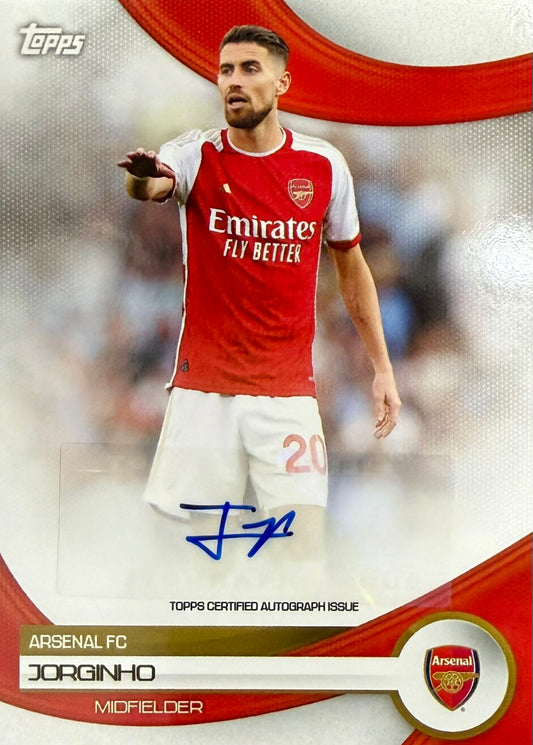 Jorginho Autograph Topps Arsenal Team Set