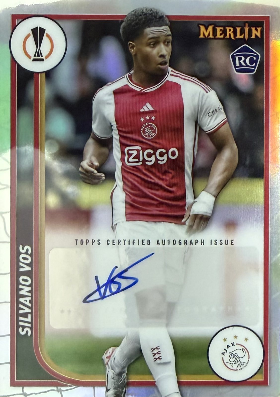 Silvano Vos Rookie Autograph Topps Merlin