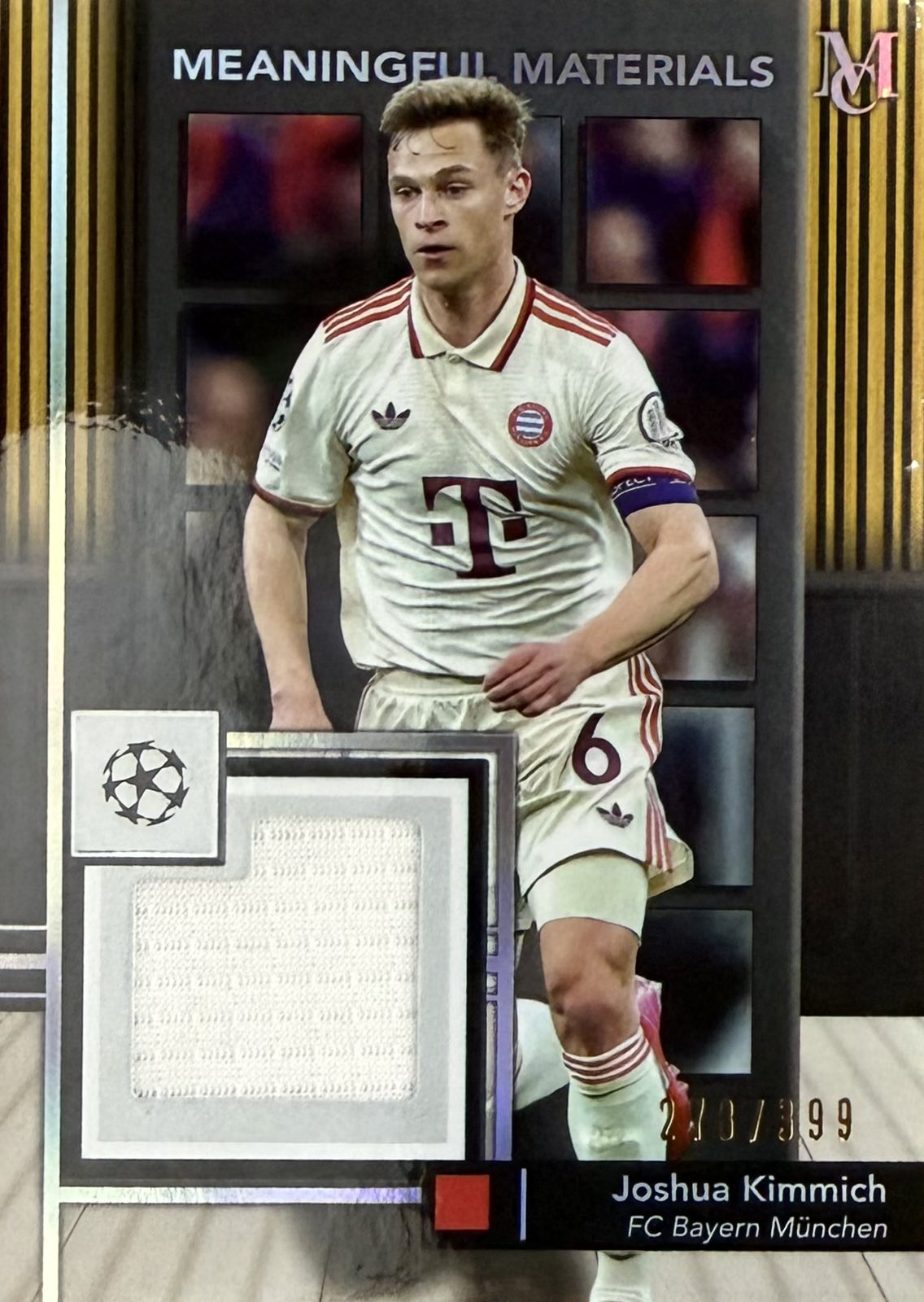Joshua Kimmich Player-Worn Patch Numbered /399 Topps Museum