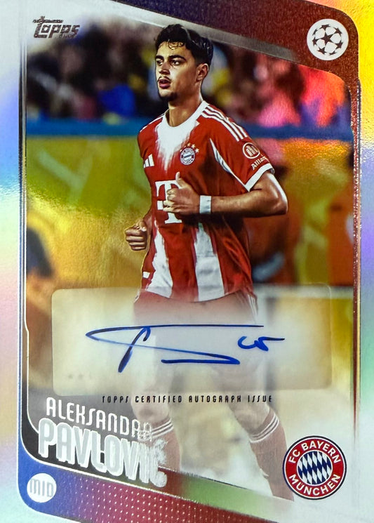 Aleksandar Pavlovic Autograph Topps Flagship UCC