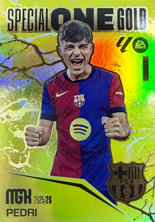 Pedri Special One Gold Panini MGK La Liga