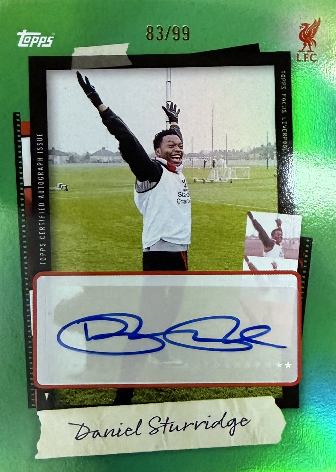 Daniel Sturridge Autograph /99 Topps Focus