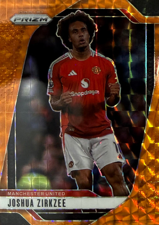 Joshua Zirkzee Orange Mosaic Prizm