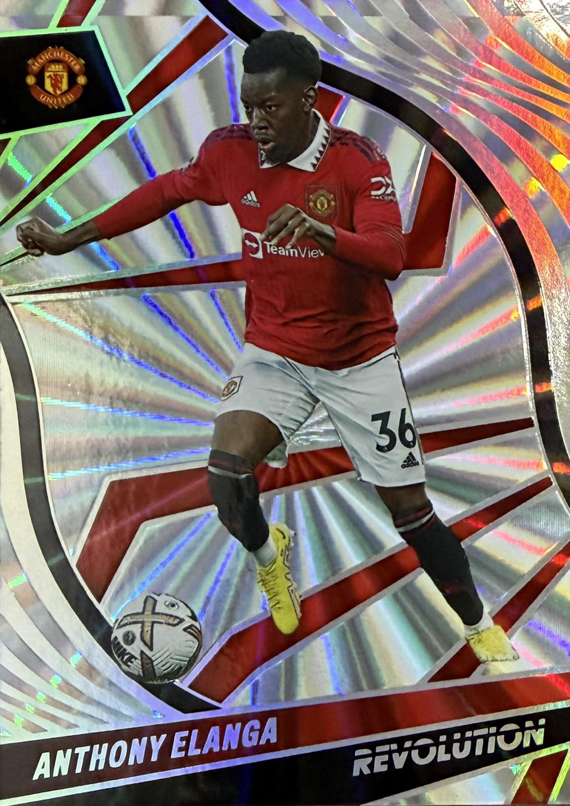 Anthony Elanga Numbered /50 Panini Revolution