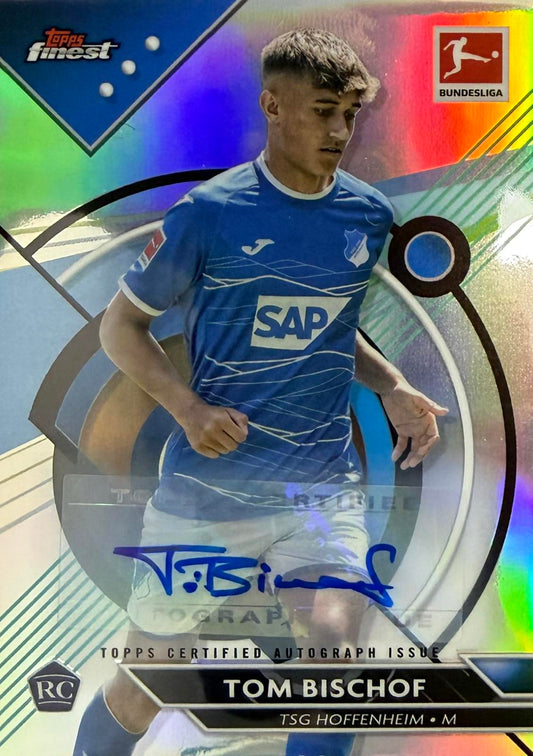 Tom Bischof Rookie Autograph Topps Finest Bundesliga